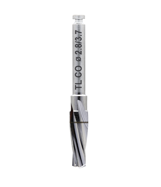 implant için TL RP helezon matkap KONiKAL 8 mm Ø 2.8 3.7 mm L 28.0 mm 