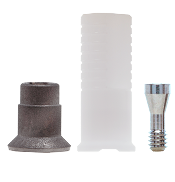 TL RP Titanyum Çimentolu Taban IL. dönme korumasiz. Ø 5.0 mm. H 4.9 mm 